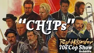 CHIPs Theme song - The Rustmonster 70s Cop Band - Live at Rif Studios