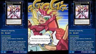 Yu-Gi-Oh! Duel Links - XYZ Summon Animation - Ultimate Leo Utopia Ray by Yuma Astral - Yugioh Zexal