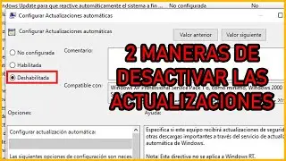⛔️DESACTIVAR ACTUALIZACIONES AUTOMATICAS de WINDOWS 10 para siempre | Disabled Windows Update