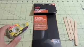 Gunpla - making sanding sticks