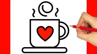 C&Oacute;MO DIBUJAR UNA TAZA DE CAF&Eacute;