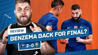 Benzema Back For World Cup final! France 2-0 Morocco Review