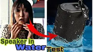 🔥Boat stone grenade Bluetooth speaker water drop test 🤯|| Boat stone grenade 5 || Experiment
