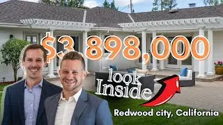 INSIDE a Gated $3,898,000 Redwood City Compound in California!