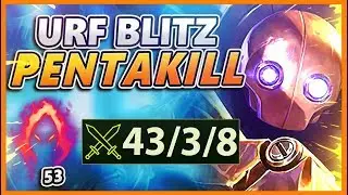 *46 KILLS IN 20 MINS* GODLIKE HOOK PREDICTION PENTAKILL - BunnyFuFuu URF