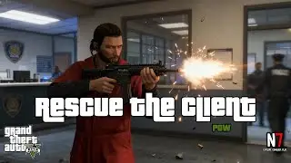 GTA V Online &ndash; POW: Rescue the Client | Intense Mission Gameplay