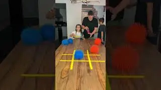 Bottle Flip vs Cap Flip Tic Tac Toe! ❌⭕ #games #shorts