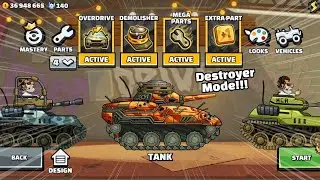 Battledamage Tank Mastery! Hill Climb Racing 2