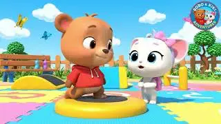 German | Spring- & H&uuml;pfspiele | Jump & Hop Games | kids song