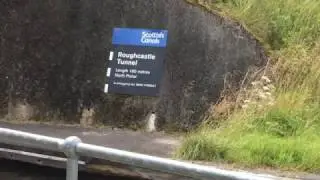 Matildas Musings - Tandem through the Roughcastle Tunnel at the Falkirk Wheel