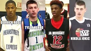RARE FOOTAGE OF NBA PLAYERS BEFORE THE FAME!