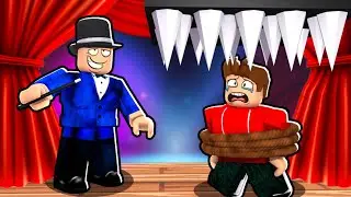 THE EVIL MAGICIAN OF ROBLOX CAUGHT ME AND CHOP IN MAGIC