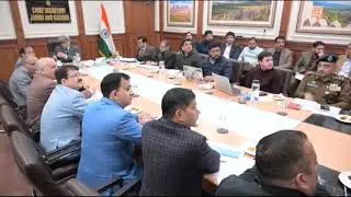 CS Atal Dullo Chairs a Meeting of Geology & Mining Department