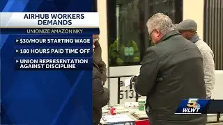 Amazon workers in Northern Kentucky trying to gain support to unionize