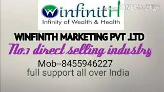 Winfinith new company.   Per month income 1 lakh     .mob -8455946227