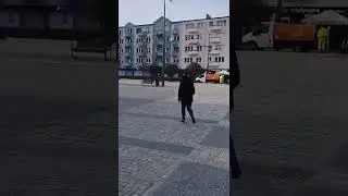 Центральная площадь в Gorzow Wielkopolski.