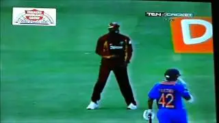 Darren Sammy -funny moments wi vs ind 2011