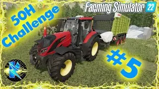 😮50h Challenge starting from 0 euros!😮Ep5: We calculate the size of the fields! Fs22, Farming sim...
