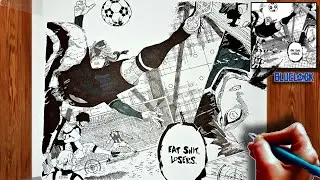 Manga Drawing Kaiser, Bicycle Kick | Blue Lock | ブルーロック | Step-by-Step Process