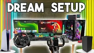 RS 10 LAKH DREAM GAMING SETUP WITH EVERY CONSOLE, WHEEL AND VR !