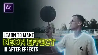 How to create Neon effect to videos using ( After Effects Saber Plugin ) After effect Tutorials.