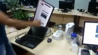 Display auto rotate with gyroscope and python