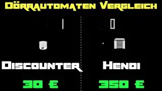 Dörrautomat Vergleich - Profigerät von Hendi vs. Discounter wie Aldi Lidl Netto Norma Penny und co