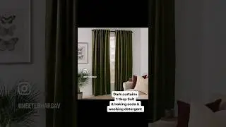 How to clean curtains ? #home #tips #daily #easy #reels #vlog #festival #good #vibes #shorts #video