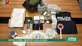 Droga e armi, arrestati due lecchesi