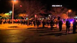 Demonstrators Clash With Albuquerque Police