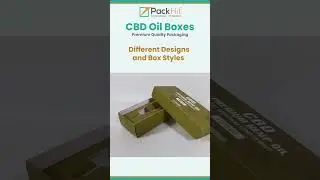 Two Piece CBD Oil Packaging Box with Cardboard Insert