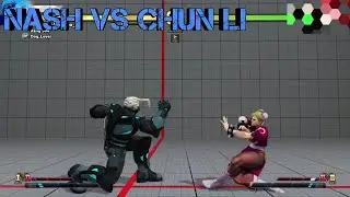 Nash vs Chun li high level SFV:CE