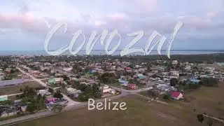 Corozal Town in Belize - Drone Aerial