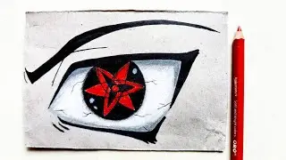 Easy to draw I how to draw sasuke's eye step by step|Sasuke Eternal Mangekyou Sharingan