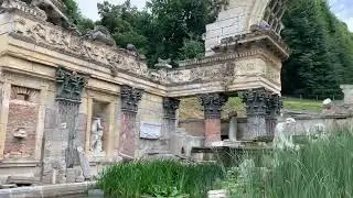 The Roman Ruins in Schonbrunn Palace Vienna