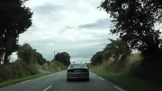 Driving On The D787 & D31 From Pont Glas, Gr&acirc;ces To La Croix Tasset, C&ocirc;tes d'Armor, Brittany, France