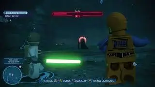Old Luke Skywalker vs Gar-Ee ( Sith Prentice ) Fight on Exegol