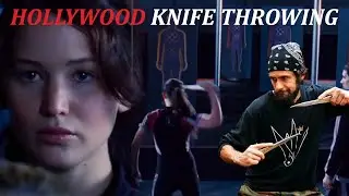 Hollywood Knife Throwing - Underhand & Backhand Techniques Recreated by Adam Čelad&iacute;n