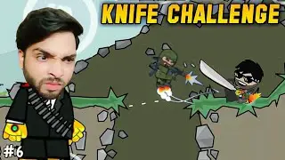knife challenge in mini militia 🤣 # 6