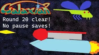 Galaxian - up to round 21 in ACA High Score Mode!
