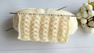 İki Şiş Yapımı Kolay Örgü Yelek, Hırka, Süveter Örneği #knitting #keşfet #pattern #örgü #knit 