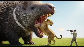 Brave Heroes Save Desperate Mother Lion From Vicious Spiky Porcupine Attack 🦔