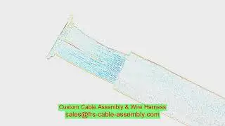 LVDS Cable Assembly Regroped 13 Unibody LVDS Display Cable DP9 31Pin Flat FFC