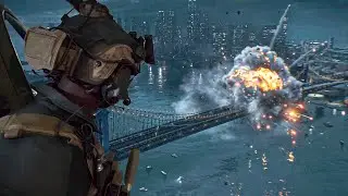 New York Terrorist Attack Destroys Bridge - Battlefield 6