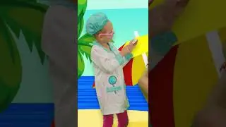 Fun Doctor Adventure at the Sunny Beach for Kids!