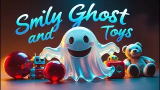 The Friendly Ghost and the Midnight Adventure ( Kids pre-sleep story )