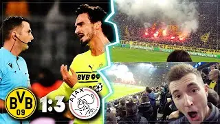 DORTMUND vs AJAX 1:3 Stadion Vlog 🔥 PYRO! Ein Schalker im BVB-Stadion!
