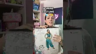 Princess Jasmine Costume unboxing and try on full video linked below #jasmine #disneycosplay