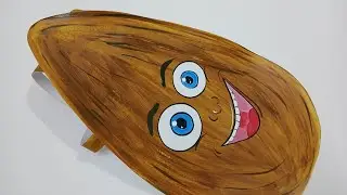How to make Fancy Dress Almond (Badam)  / Almond (Badam)  Fancy dress making idea step by step 