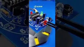 DIY LED Spinning Wheel | Fun PCB project #jlcpcb #jlcpcbproject #led